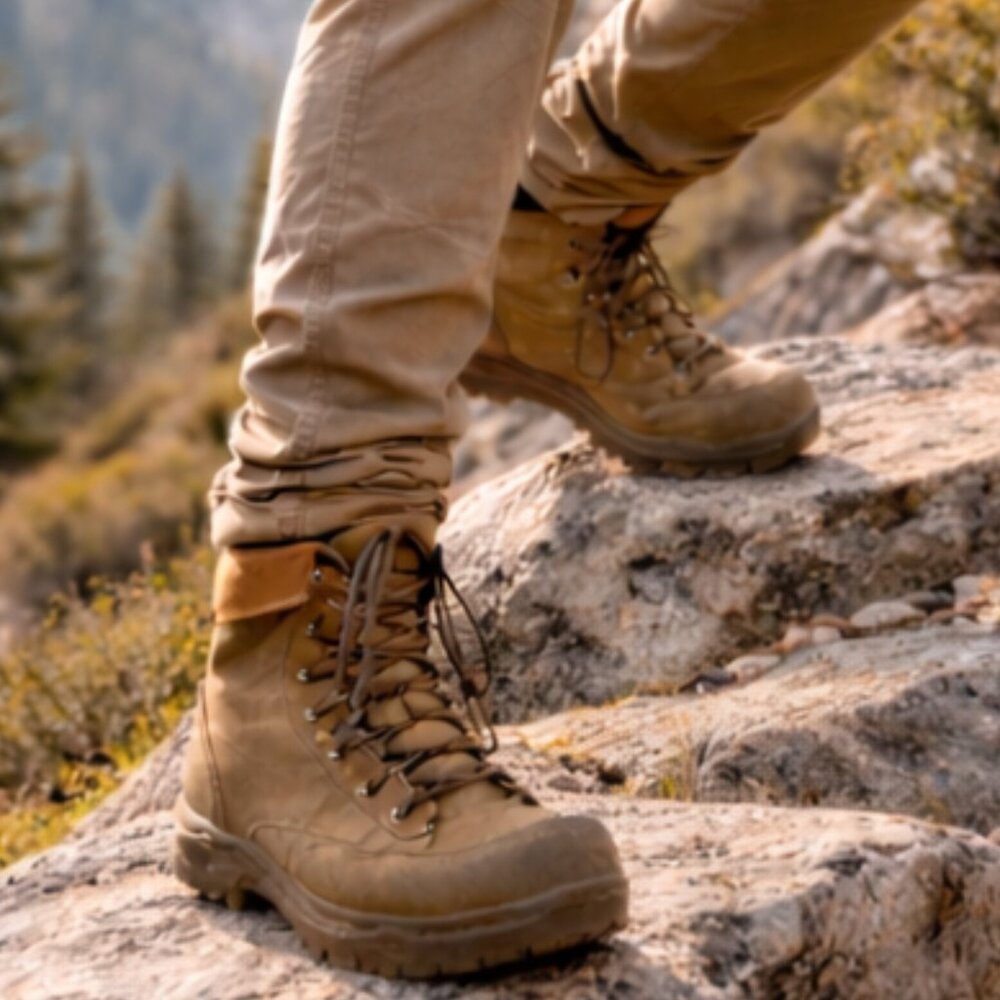Belleville Mountain MCB 950 Gore Tex Vibram Combat Hiker Boot Khaki Size 5.5 (W)